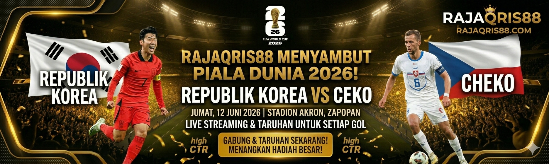 PIALA DUNIA 20226 REPUBLIK KOREA VS CHEKO